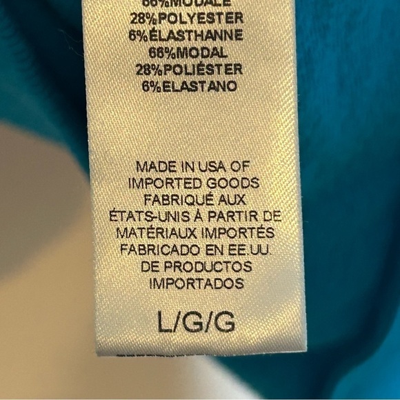 Beyond Yoga All Time Cropped Pullover Blue Glow Large - Picture 11 of 12